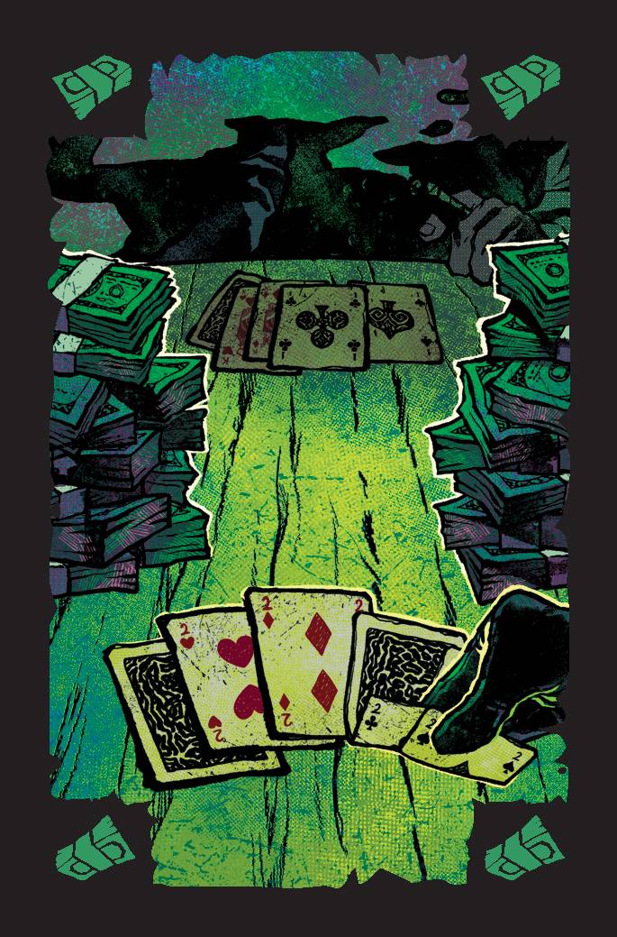 『the Four Deuces』は1対1のトリックテイキングゲームです。